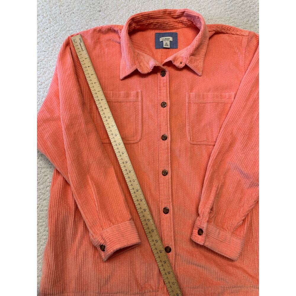 LL Bean Womens Long Sleeve Corduroy Shirt Size 2X - Picture 4 of 6